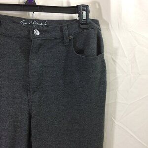 Gloria Vanderbilt Pants Stretch Knit Jeans Gray Rayon Blend Size 10